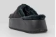 Nike Calm Elevation Fur Γυναικείες Παντόφλες Μαύρες