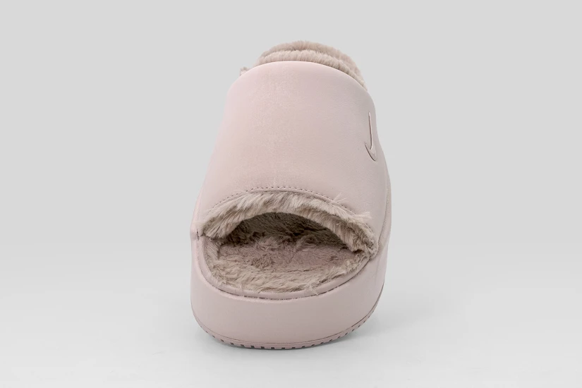 Nike Calm Elevation Fur Γυναικείες Παντόφλες Nude