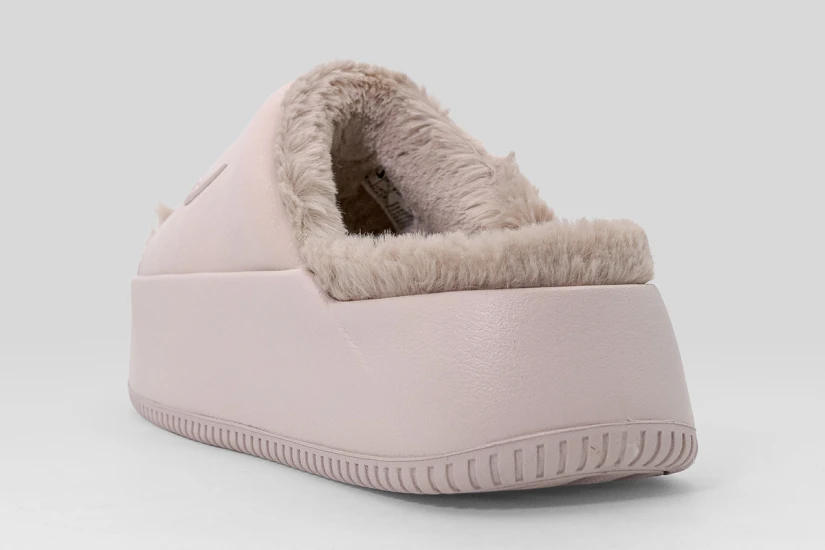 Nike Calm Elevation Fur Γυναικείες Παντόφλες Nude