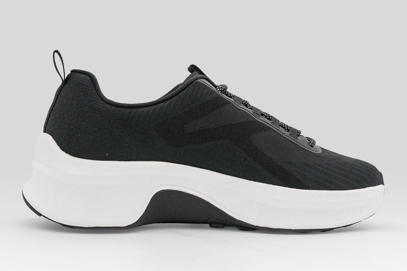Calvin Klein Chunky Run Lacesock Stripe Ανδρικά Sneakers Μαύρα, Λευκά