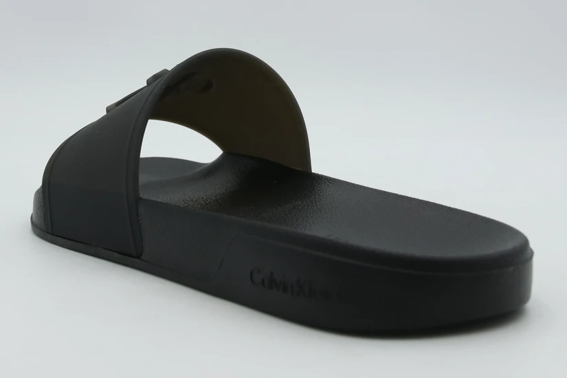 Calvin Klein Signature Logo Sliders Παντόφλες Μαύρες