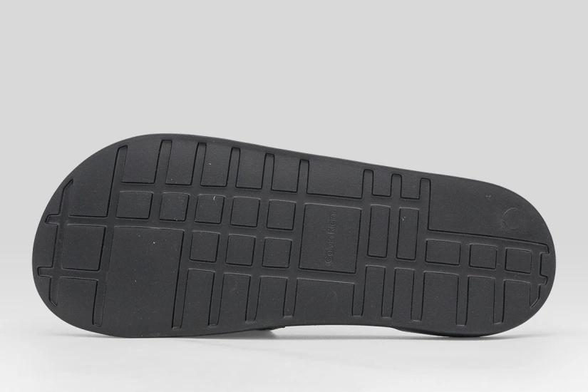 Calvin Klein Nemo Contoured Emblem Logo Sliders Γυναικείες Παντόφλες Μαύρες