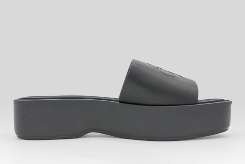 Calvin Klein Amelia Leather Platform Sliders Σανδάλια (HW0HW03026 0GJ)
