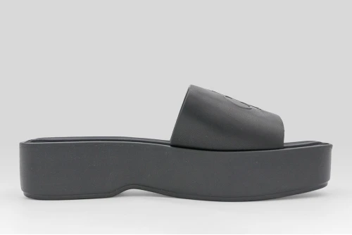 Calvin Klein Amelia Leather Platform Sliders Σανδάλια (HW0HW03026 0GJ)