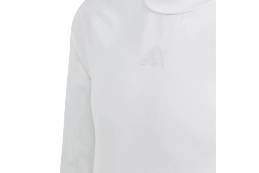 Adidas Techfit Παιδική Μακρυμάνικη Ισοθερμική Μπλούζα Λευκή