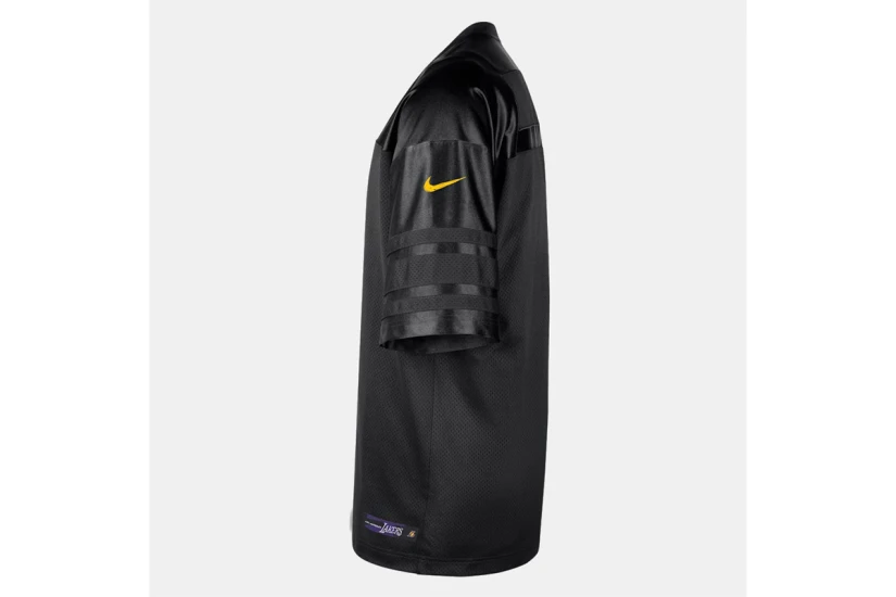 Nike NBA Los Angeles Lakers Courtside Dri-FIT Ανδρικό Κοντομάνικο T-Shirt Μαύρο