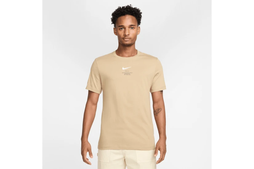 Nike Sportswear Ανδρικό Κοντομάνικο T-Shirt Μπεζ