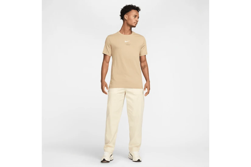 Nike Sportswear Ανδρικό Κοντομάνικο T-Shirt Μπεζ