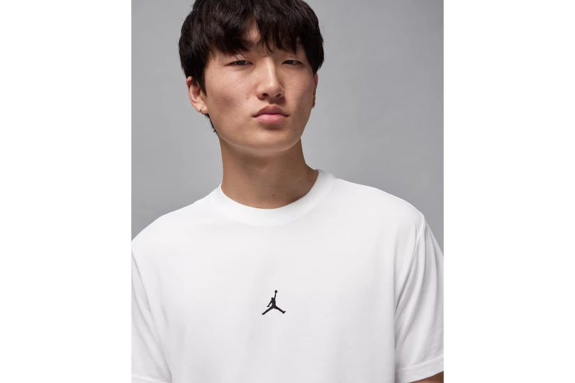 Jordan Sport Dri-FIT Jumpman Ανδρικό Κοντομάνικο T-Shirt Λευκό
