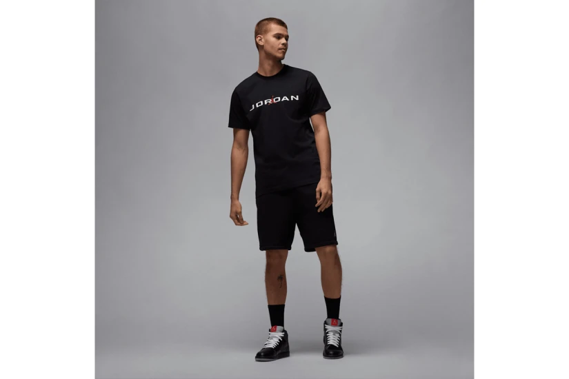Jordan Air Ανδρικό Κοντομάνικο T-Shirt Μαύρο