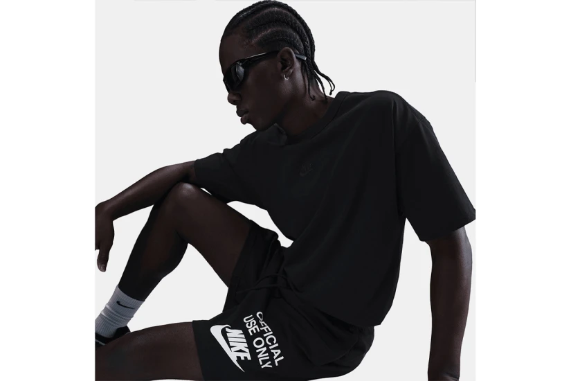 Nike Club Knit Ανδρική Αθλητική Βερμούδα Μαύρη