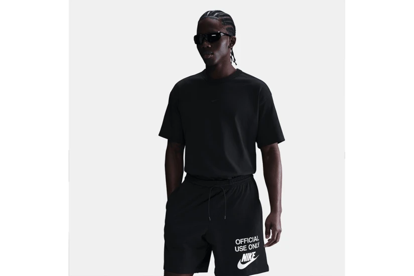 Nike Club Knit Ανδρική Αθλητική Βερμούδα Μαύρη