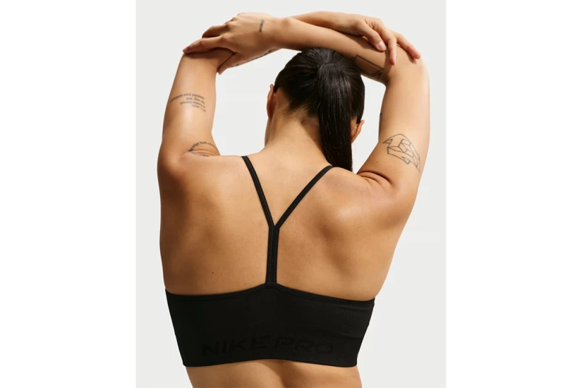 Nike Pro Seamless Γυναικείο Μπουστάκι Μαύρο