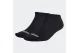 Adidas Performance Thin Linear Κάλτσες Μέχρι τον Αστράγαλο Μαύρες 3 Τεμάχια