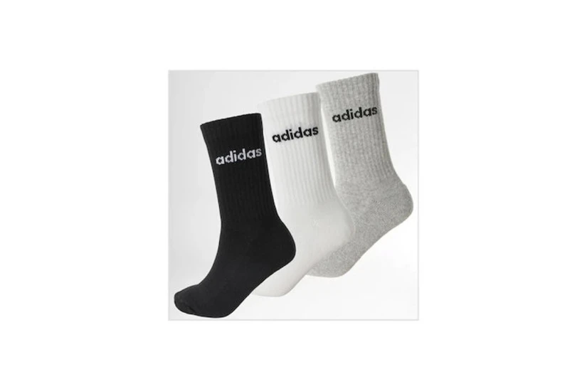 Adidas Performance Linear Κάλτσες Μέχρι τη Γάμπα 3 Τεμάχια