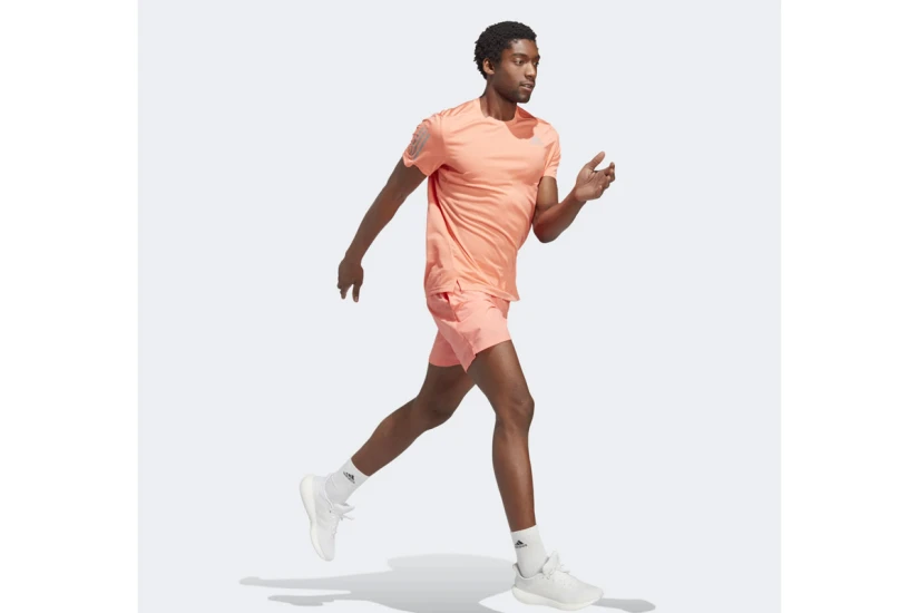 Adidas Performance Run It Ανδρικό Αθλητικό Σορτς Πορτοκαλί