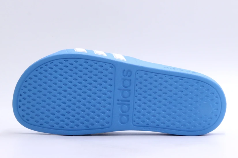 Adidas Originals Adilette Aqua Παντόφλες Γαλάζιες, Λευκές