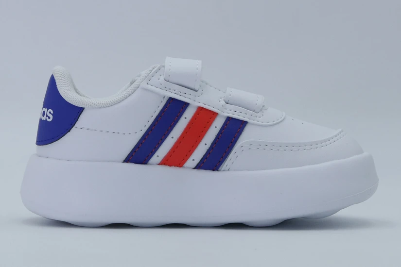 Adidas Performance Breaknet 2.0 Βρεφικά Sneakers Λευκά, Μωβ, Κόκκινα