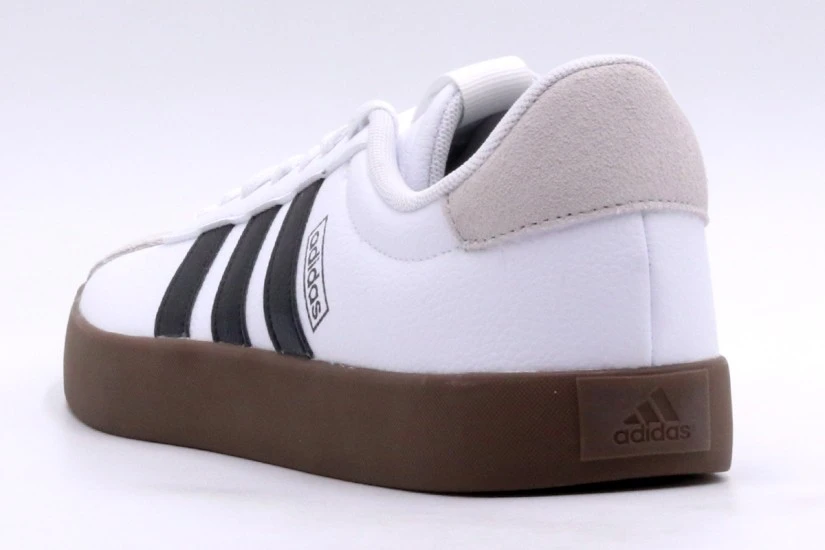 Adidas Performance VL Court 3.0 Ανδρικά Sneakers Λευκά, Μαύρα, Καφέ