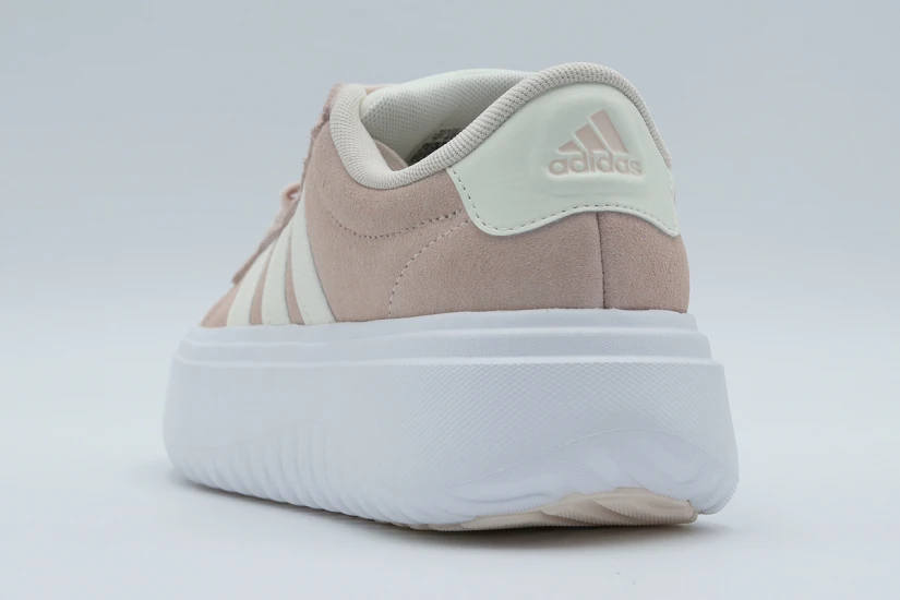 Adidas Performance Grand Court Platform Sneakers Σομόν, Λευκά