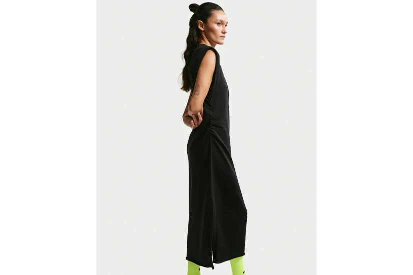 Nike Sportswear Chill Terry Γυναικείο Φόρεμα Maxi Μαύρο