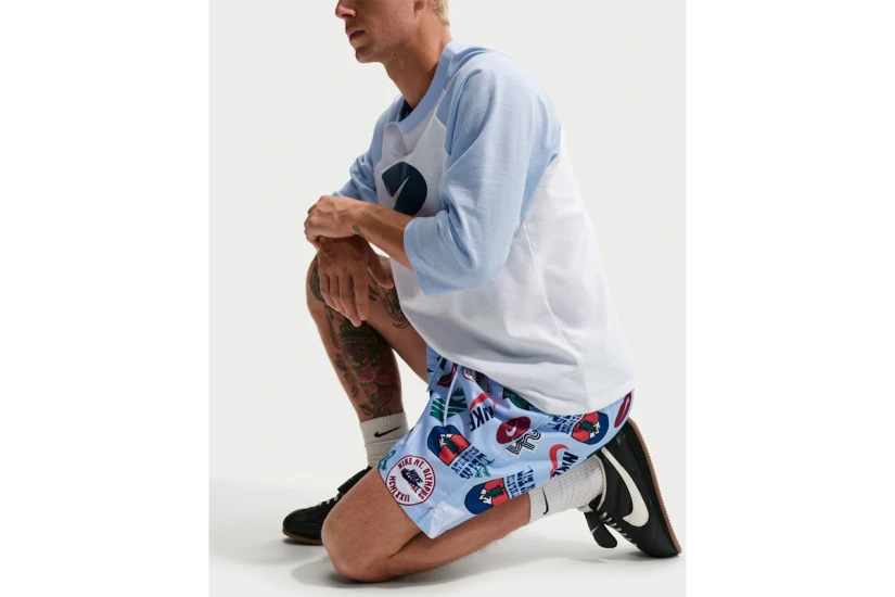 Nike Sportswear Club Woven Flow Ανδρικό Αθλητικό Σορτς Σιέλ