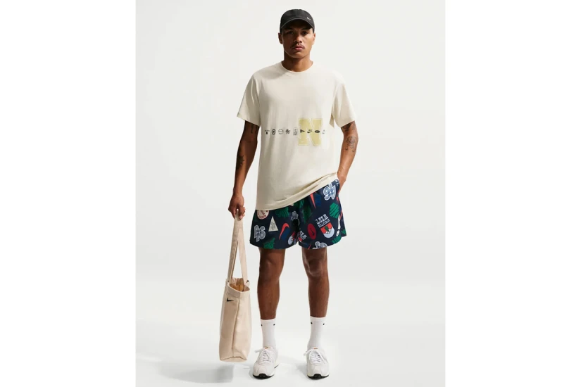Nike Sportswear Club Woven Flow Ανδρικό Αθλητικό Σορτς Μπλε Σκούρο