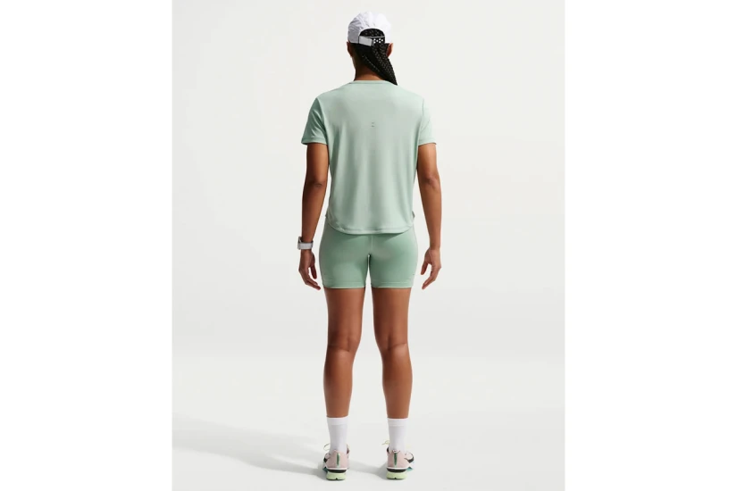 Nike Tempo High-Waisted Γυναικείο Κοντό Κολάν Φυστικί