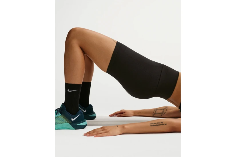 Nike Pro Seamless Dri-FIT High-Waisted Γυναικείο Κοντό Κολάν Μαύρο