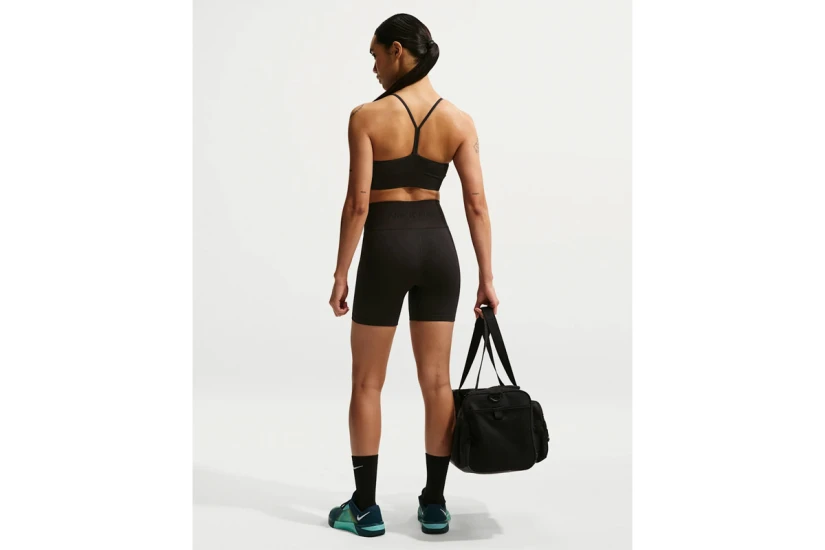 Nike Pro Seamless Dri-FIT High-Waisted Γυναικείο Κοντό Κολάν Μαύρο
