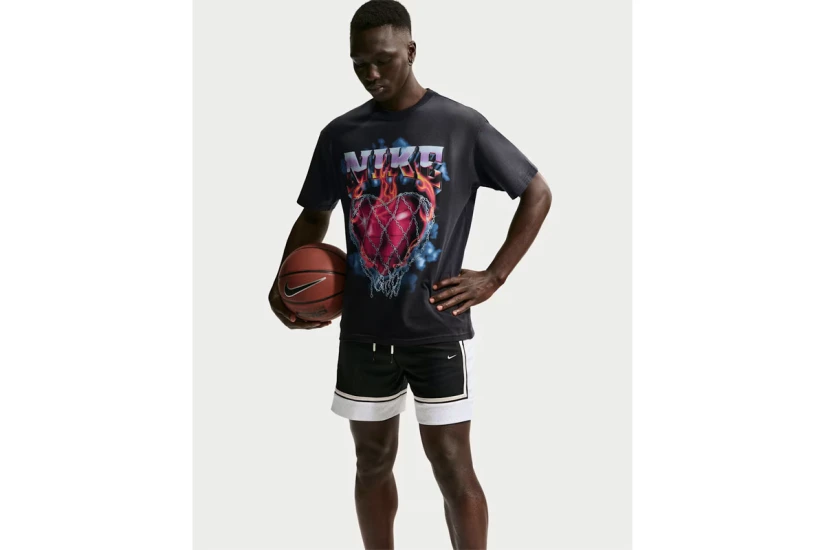 Nike Standard Issue Dri-FIT Ανδρική Μπασκετική Βερμούδα Μαύρη, Λευκή, Ζαχαρί