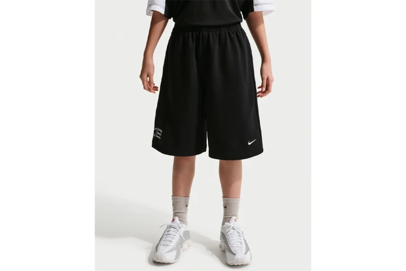 Nike Sportswear French Terry Παιδική Αθλητική Βερμούδα Μαύρη