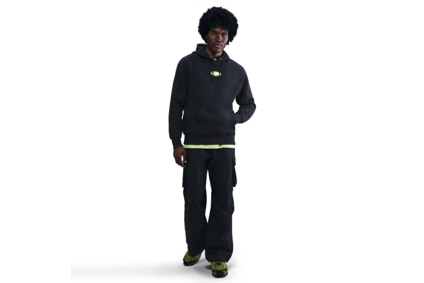 Nike Sportswear Club Fleece Ανδρικό Φούτερ με Κουκούλα Μαύρο
