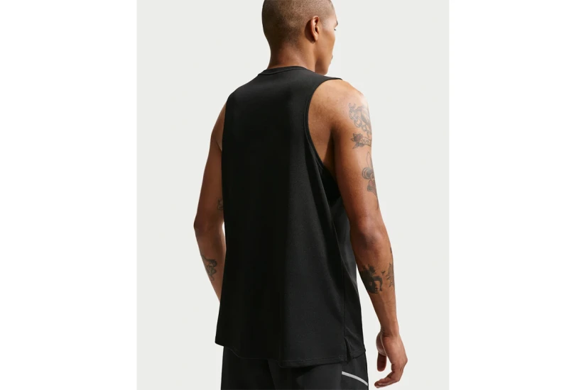 Nike Miler Dri-FIT Ανδρική Αμάνικη Μπλούζα Μαύρη