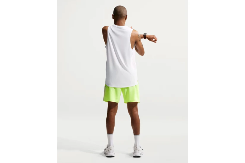 Nike Miler Dri-FIT Ανδρική Αμάνικη Μπλούζα Λευκή