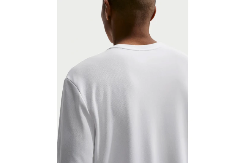 Nike Miler Dri-FIT Ανδρικό Κοντομάνικο T-Shirt Λευκό, Γκρι