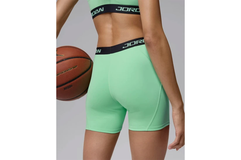 Jordan Sport Essentials Dri-FIT High-Waisted Γυναικείο Κοντό Κολάν Βεραμάν, Μαύρο