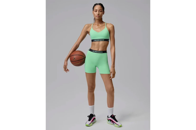 Jordan Sport Essentials Dri-FIT High-Waisted Γυναικείο Κοντό Κολάν Βεραμάν, Μαύρο