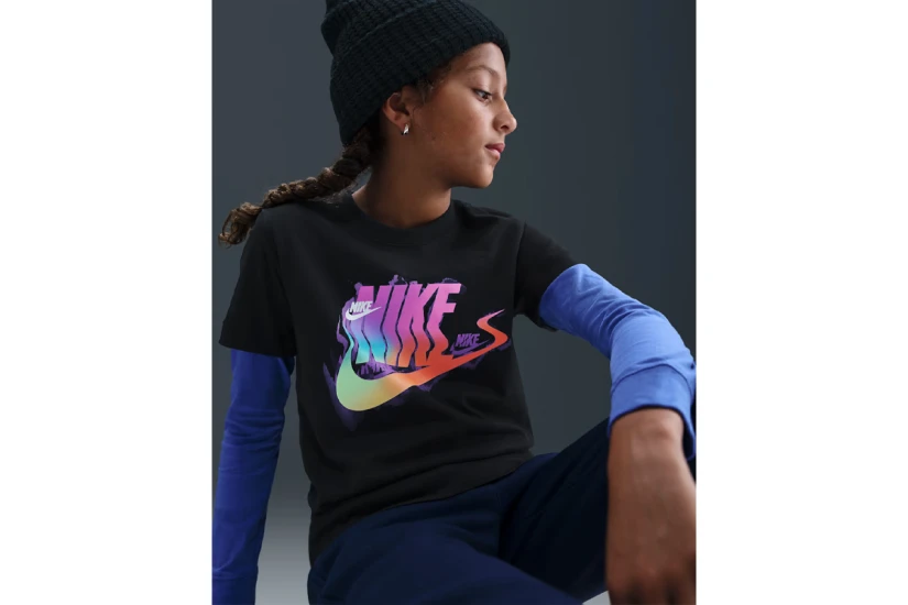 Nike Sportswear Παιδικό Κοντομάνικο T-Shirt Μαύρο