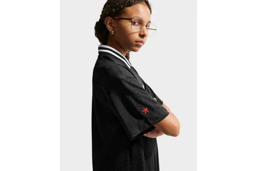 Nike Sportswear Jersey Παιδικό Φόρεμα Mini Μαύρο, Λευκό