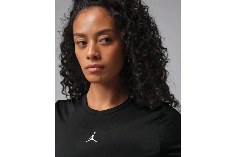 Jordan Sport Essentials Dri-FIT Γυναικεία Κοντομάνικη Μπλούζα Μαύρη