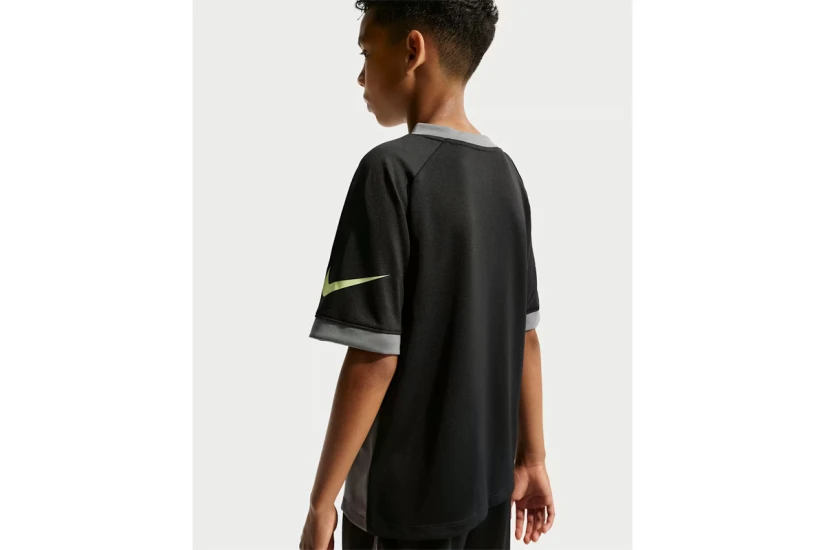 Nike Multi Dri-FIT Παιδικό Κοντομάνικο T-Shirt Μαύρο, Γκρι, Λευκό