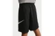 Nike Sportswear Club French Terry Παιδική Αθλητική Βερμούδα Μαύρη, Λευκή
