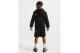 Nike Sportswear Club French Terry Παιδική Αθλητική Βερμούδα Μαύρη, Λευκή