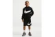 Nike Sportswear Club French Terry Παιδική Αθλητική Βερμούδα Μαύρη, Λευκή