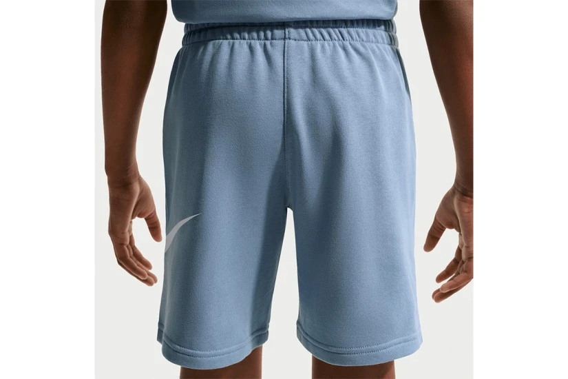 Nike Sportswear Club French Terry Παιδική Αθλητική Βερμούδα Σιέλ, Εκρού