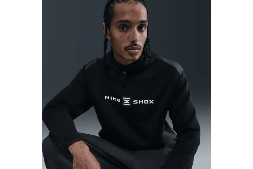 Nike Sportswear Shox Ανδρικό Φούτερ με Κουκούλα Μαύρο
