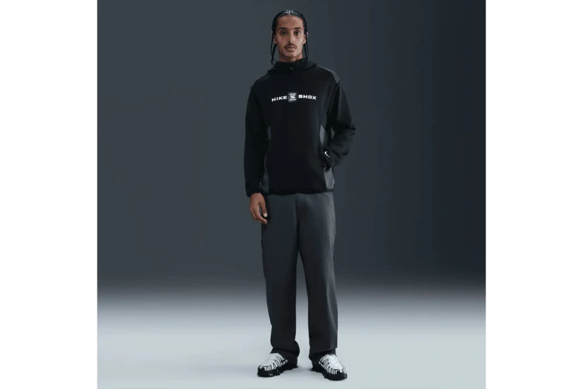 Nike Sportswear Shox Ανδρικό Φούτερ με Κουκούλα Μαύρο