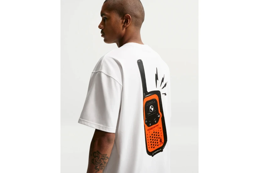 Nike ACG Dri-FIT Ανδρικό Κοντομάνικο T-Shirt Εκρού, Πορτοκαλί, Μαύρο