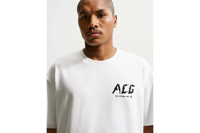 Nike ACG Dri-FIT Ανδρικό Κοντομάνικο T-Shirt Εκρού, Πορτοκαλί, Μαύρο